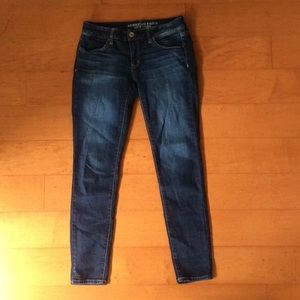 Women’s American Eagle Denim Blue Jeans 6 EUC